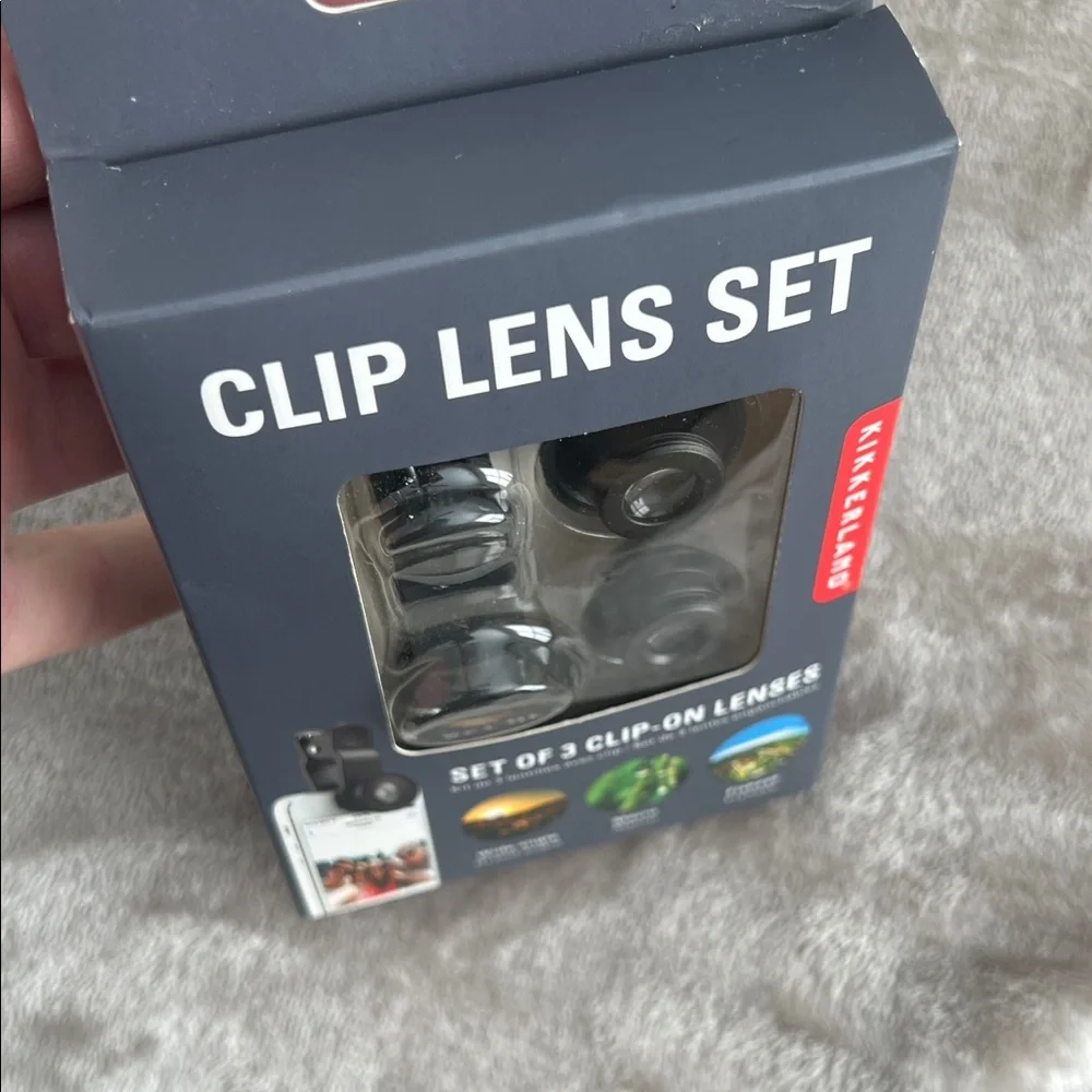 Kikkerland Gray Clip Lens Set for Smartphones
